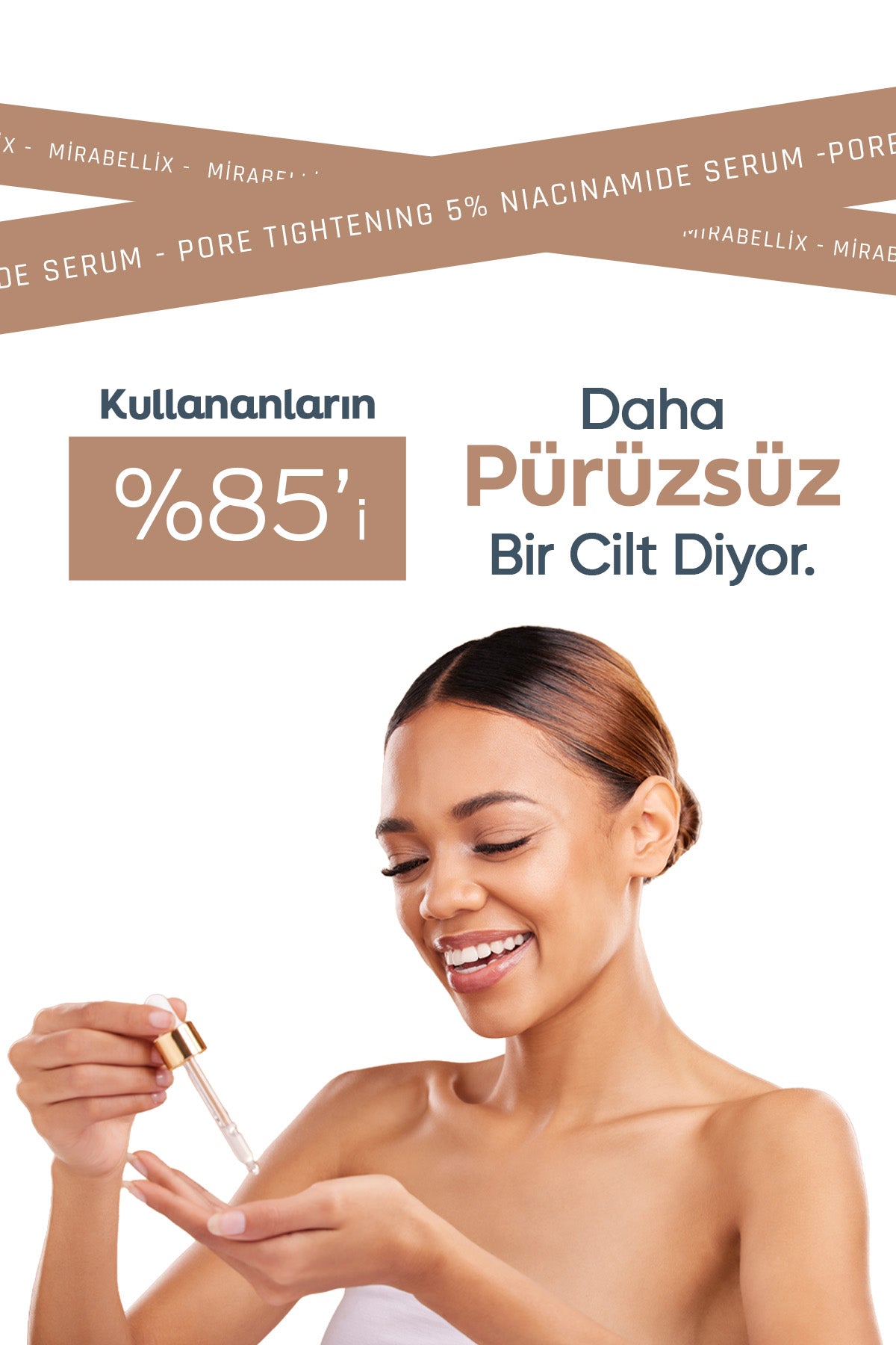 Gözenek Sıkılaştırıcı %5 Niasinamid & Çinko PCA İçeren Aydınlatıcı ve Yatıştırıcı Serum – Salatalık Özlü 30 ml