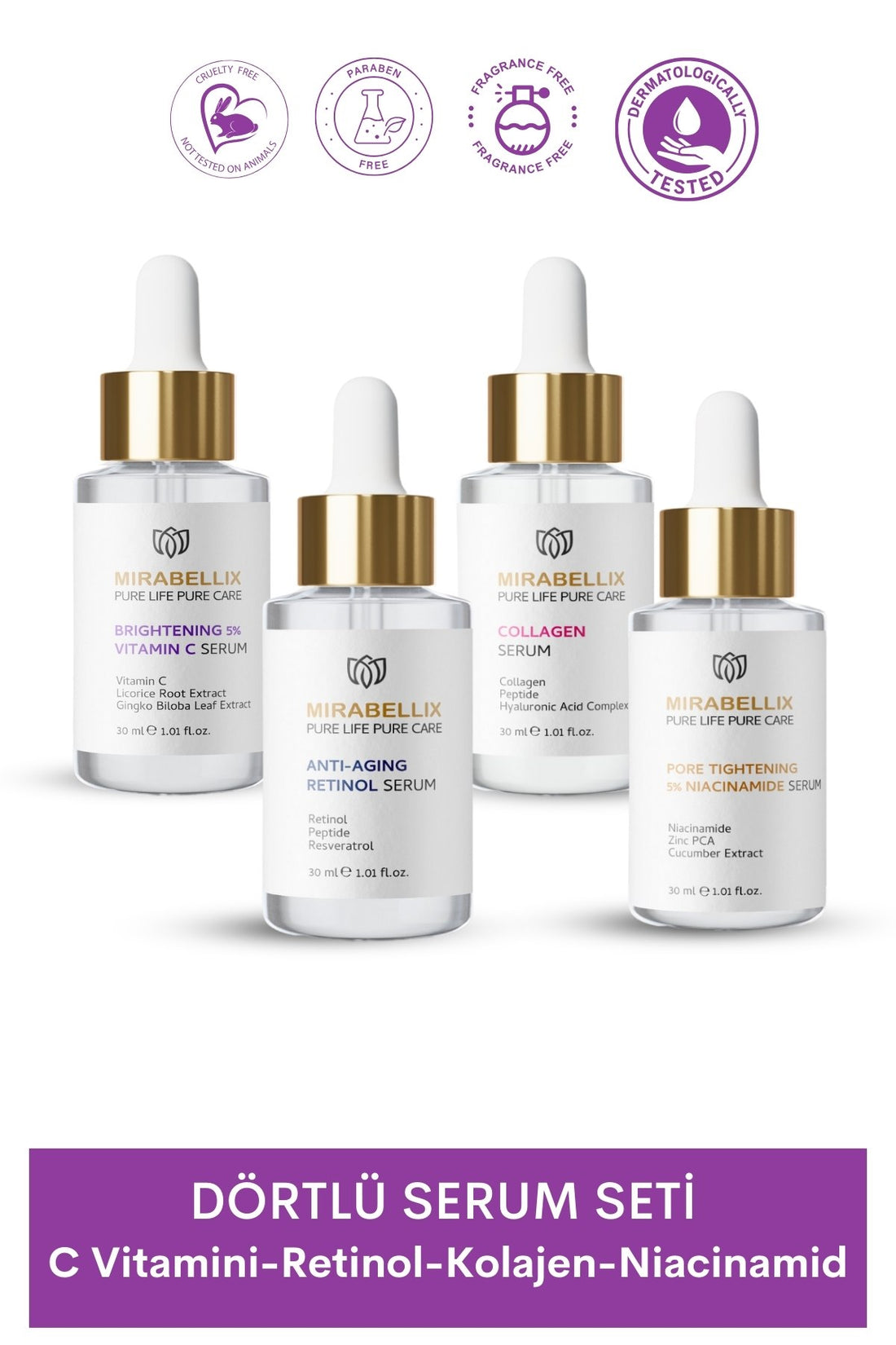 Gençlik ve Güzellik Serum Seti -4&