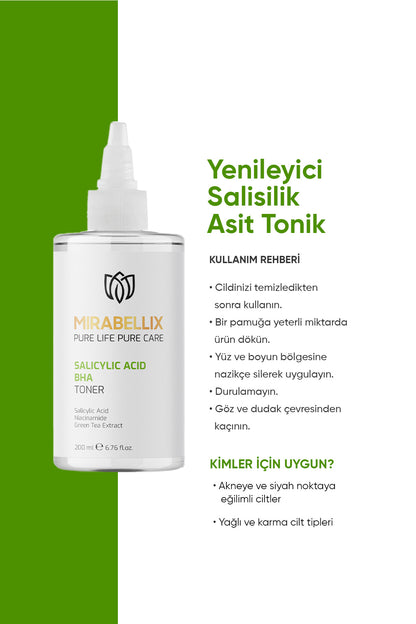 Akneye Eğilimli Ciltler İçin Cilt Bakım Seti -4&