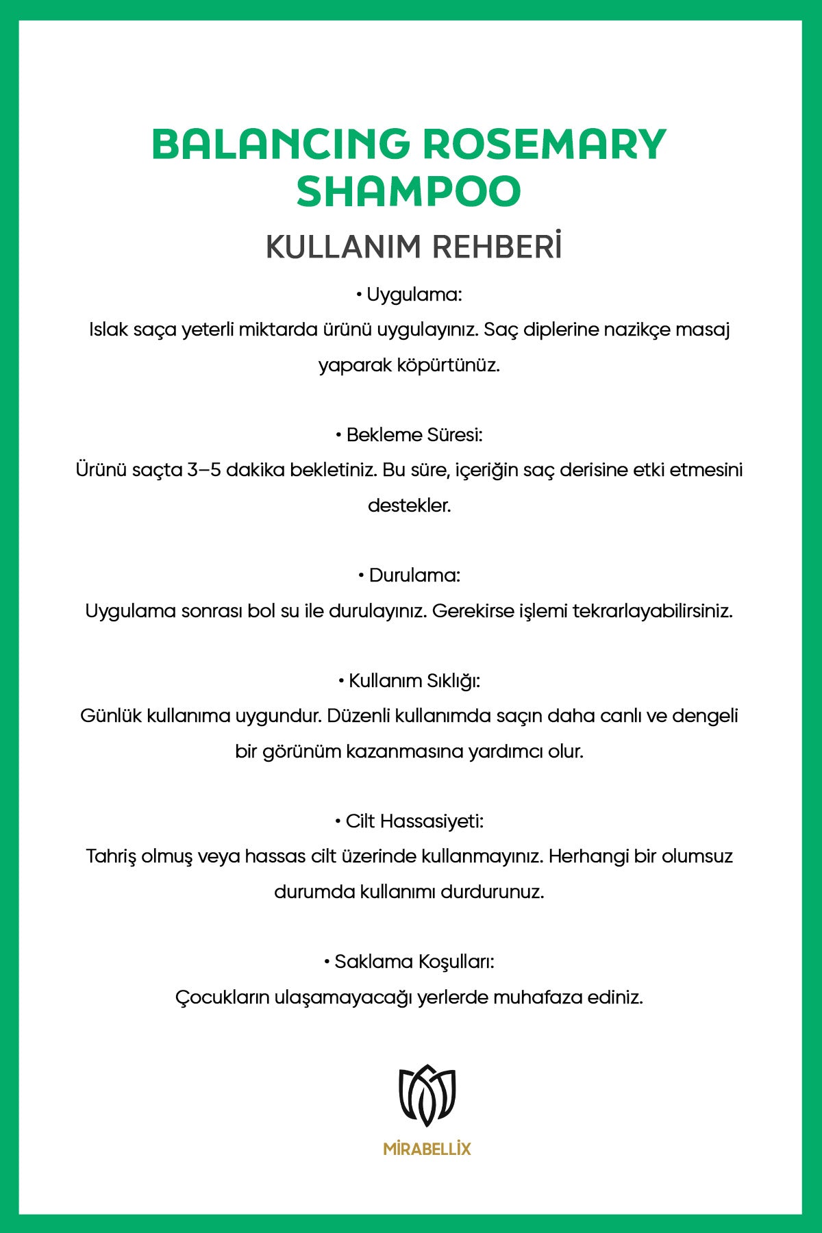 Arındırıcı Biberiye Şampuanı - Dökülme Karşıtı Biotin ve Çay Ağacı Yağı İçeren Güçlendirici Etki 300 ml
