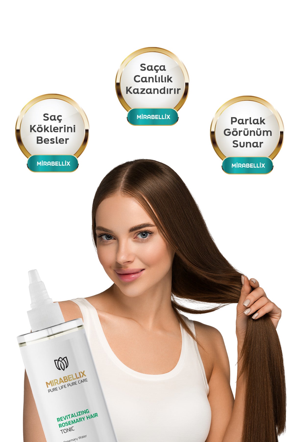 Canlandırıcı Biberiye &amp; Biotin Saç Toniği – Çinko PCA Destekli Güçlendirici Bakım 200 ml