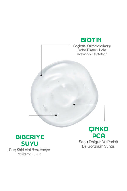 Canlandırıcı Biberiye &amp; Biotin Saç Toniği – Çinko PCA Destekli Güçlendirici Bakım 200 ml