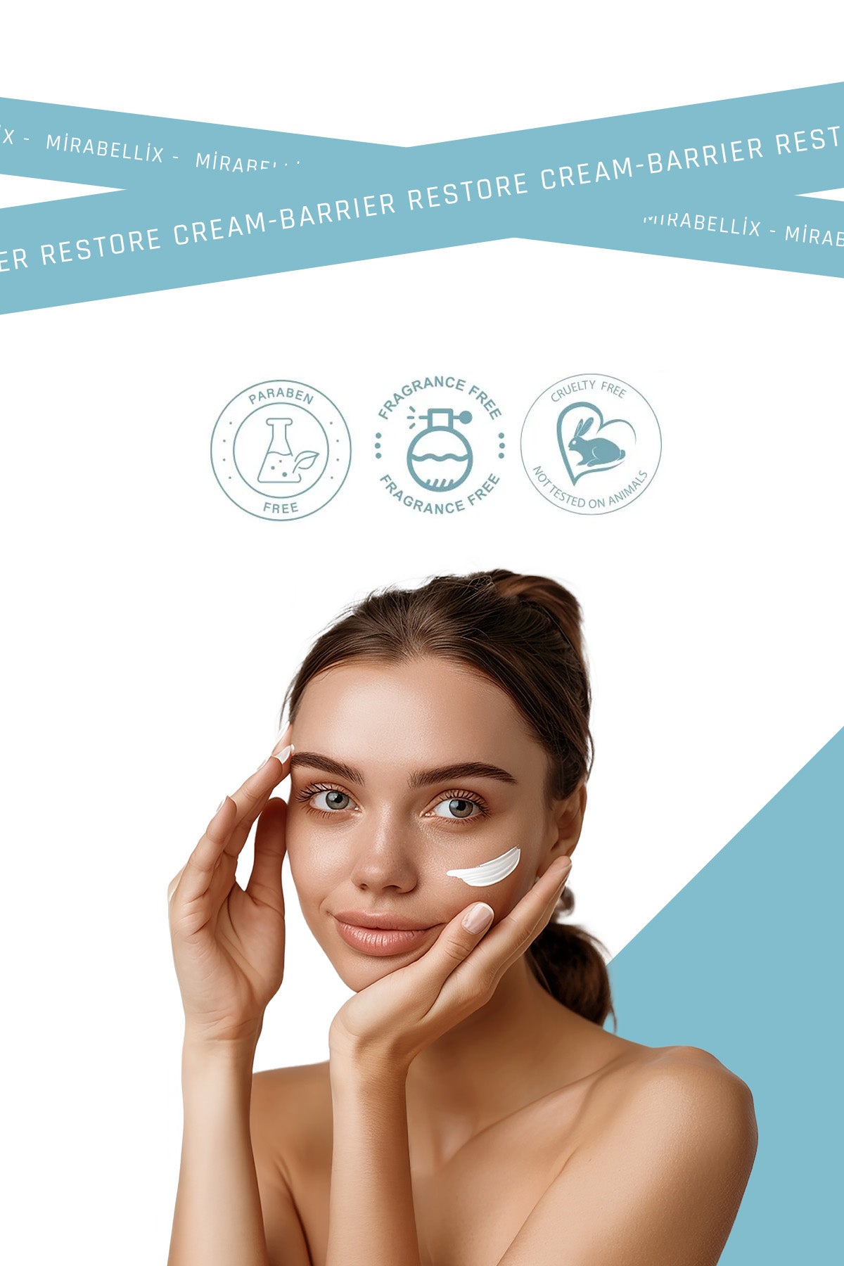 Centella Asiatica (Cica) &amp; Seramid İçeren Bariyer Güçlendirici ve Onarıcı Krem – Pantenol Destekli 50 ml