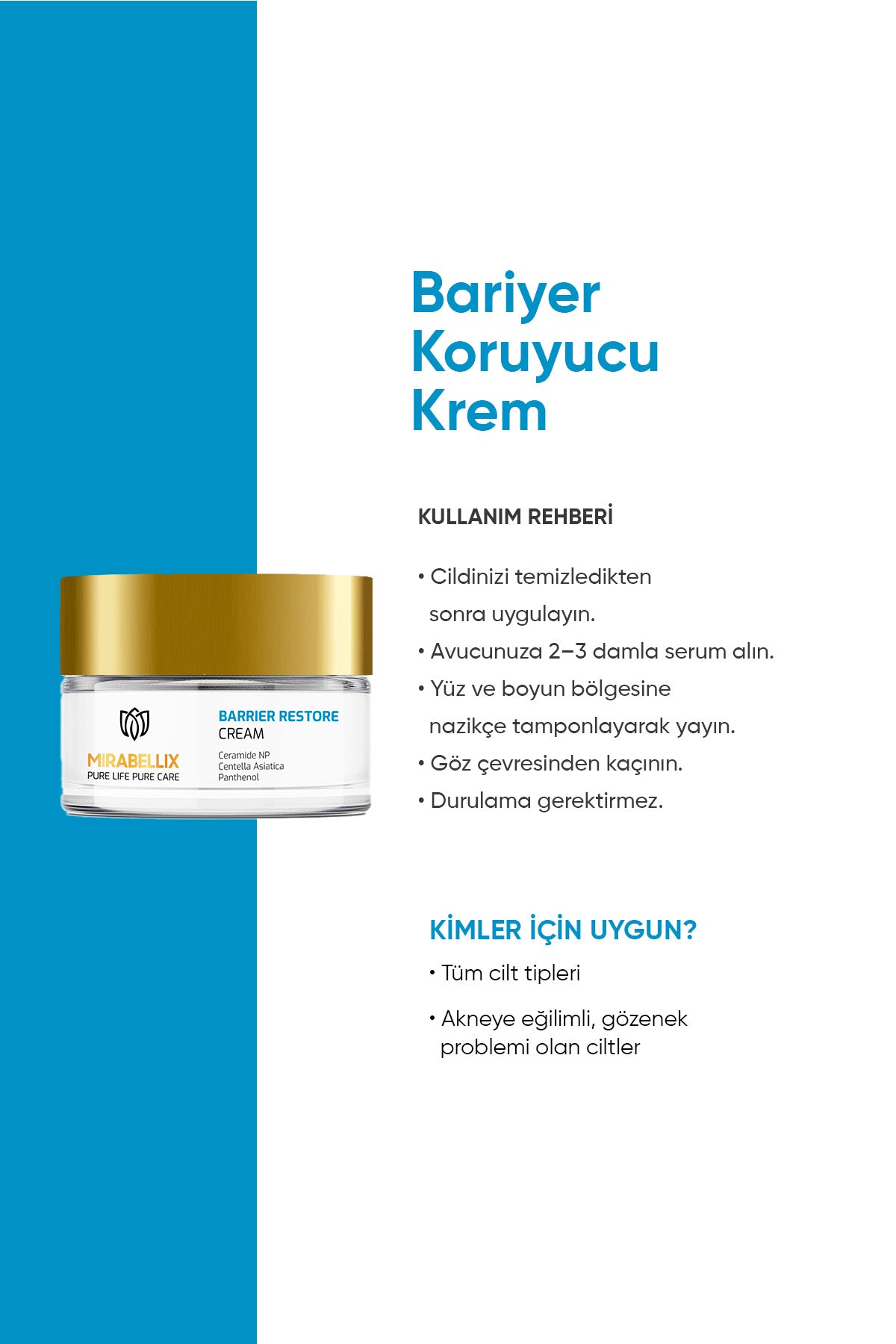 Cilt Bariyeri Koruma Kalkanı (Onarıcı ve Nemlendirici Bakım)