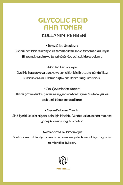 Glikolik Asit &amp; Niasinamid İçeren Aydınlatıcı ve Gözenek Sıkılaştırıcı Tonik – Prebiyotik Destekli 200 ml