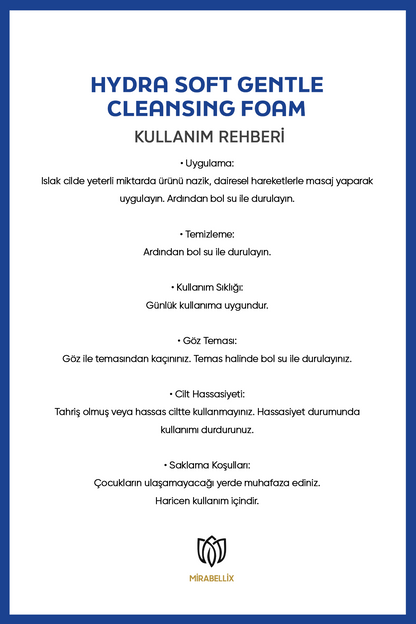 HYDRA SOFT GENTLE CLEANSING FOAM 150 ML