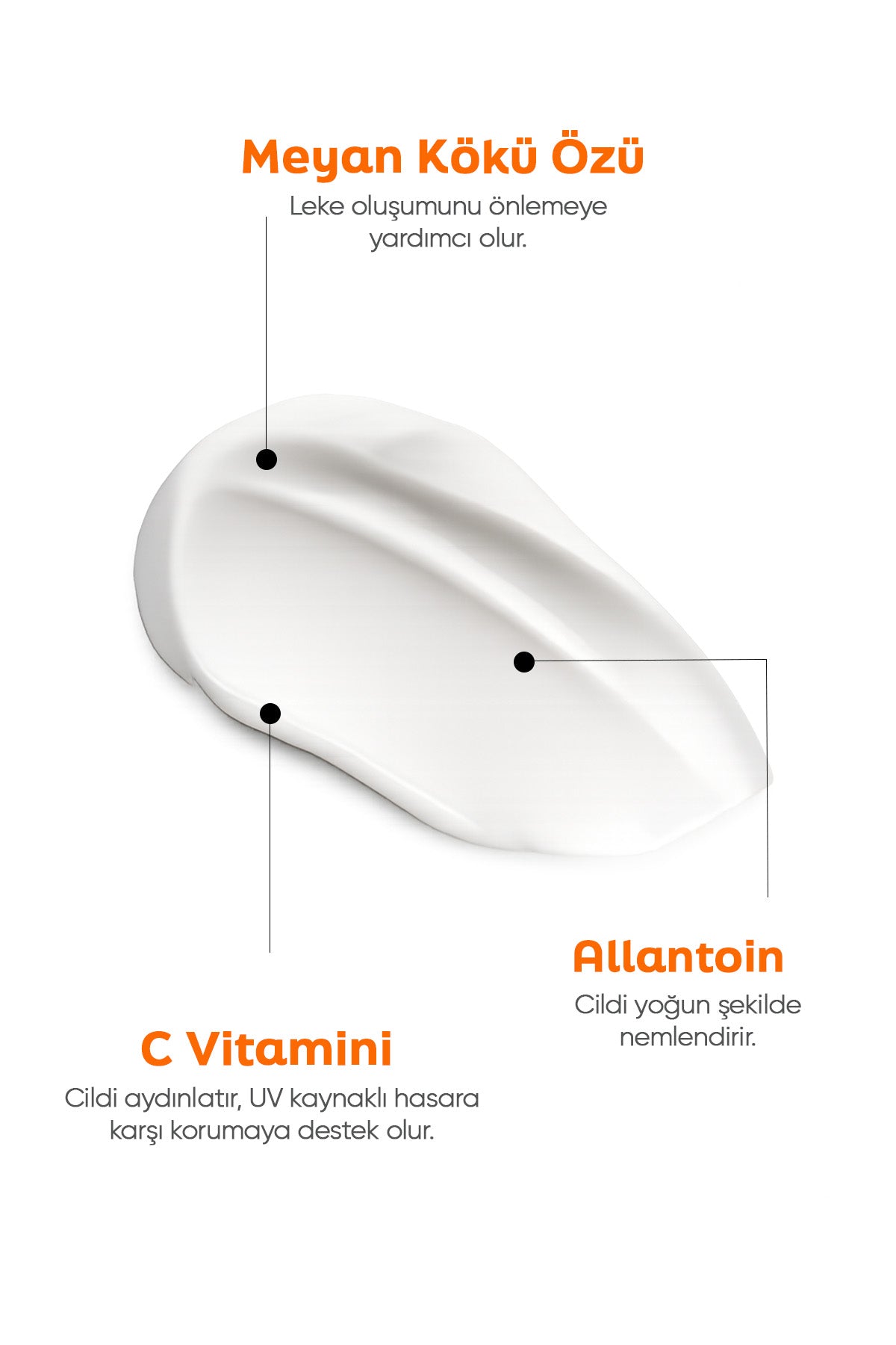 Leke Karşıtı &amp; Aydınlatıcı Güneş Kremi SPF50+ – C Vitamini ve Meyan Kökü Özlü Yüksek Koruma 50 ml