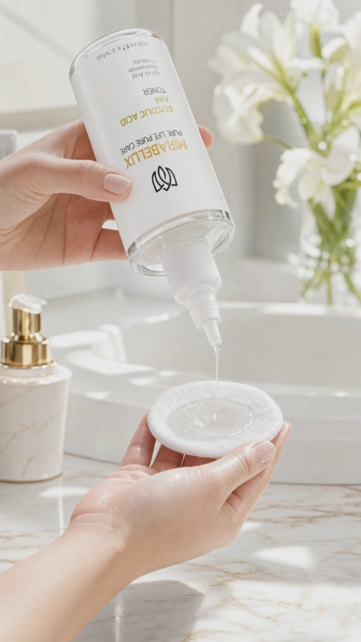 Glikolik Asit &amp; Niasinamid İçeren Aydınlatıcı ve Gözenek Sıkılaştırıcı Tonik – Prebiyotik Destekli 200 ml