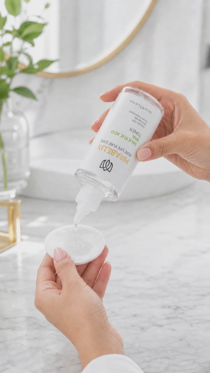 Salisilik Asit (BHA), Niasinamid ve Yeşil Çay Özlü Gözenek Temizleyici ve Akne Karşıtı Tonik – 200 ml