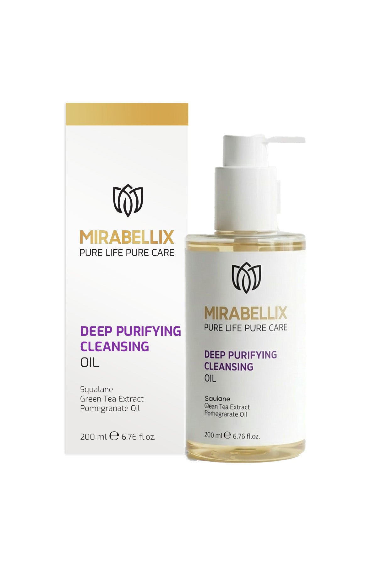 Skualen ve Bitkisel Yağ İçerikli Yağ Bazlı Temizleyici - Yüz Ve Vücut İçin Temizleme Yağı 200 Ml