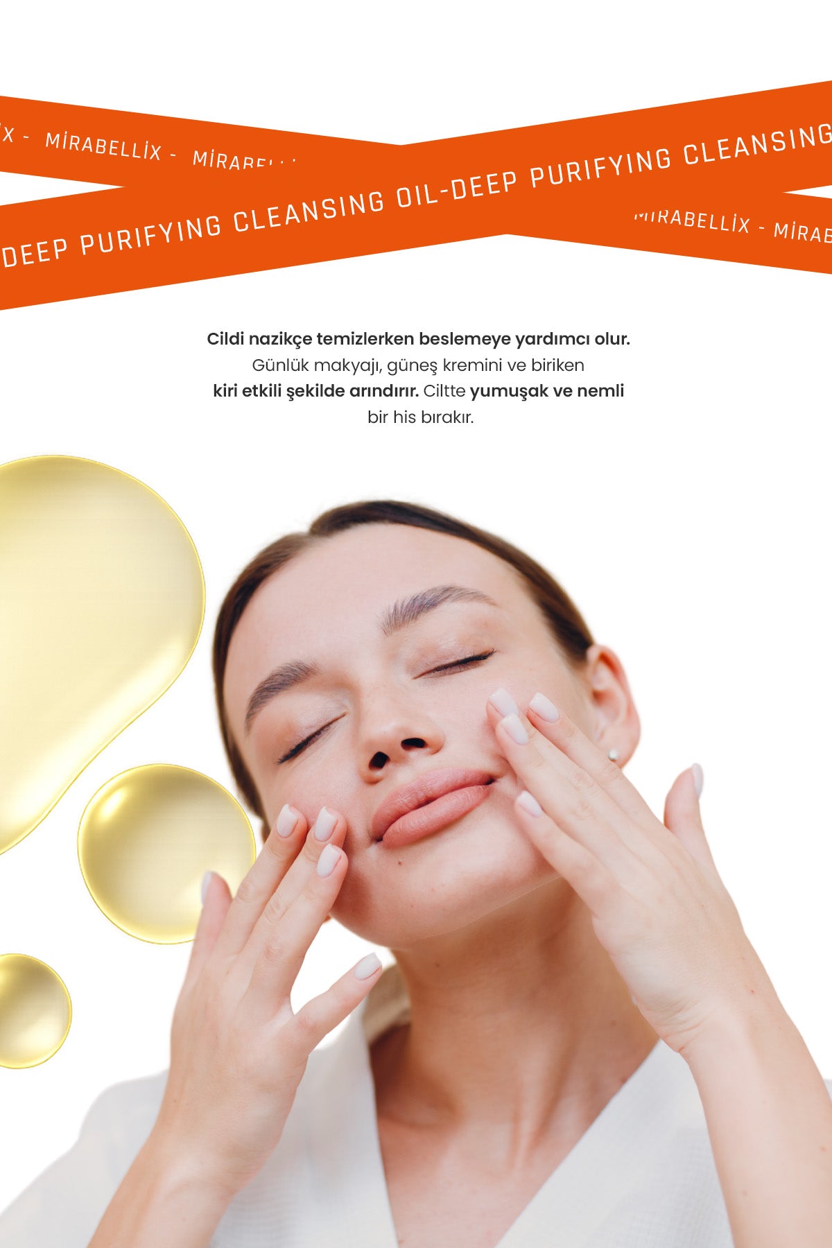 Skualen ve Bitkisel Yağ İçerikli Yağ Bazlı Temizleyici - Yüz Ve Vücut İçin Temizleme Yağı 200 Ml