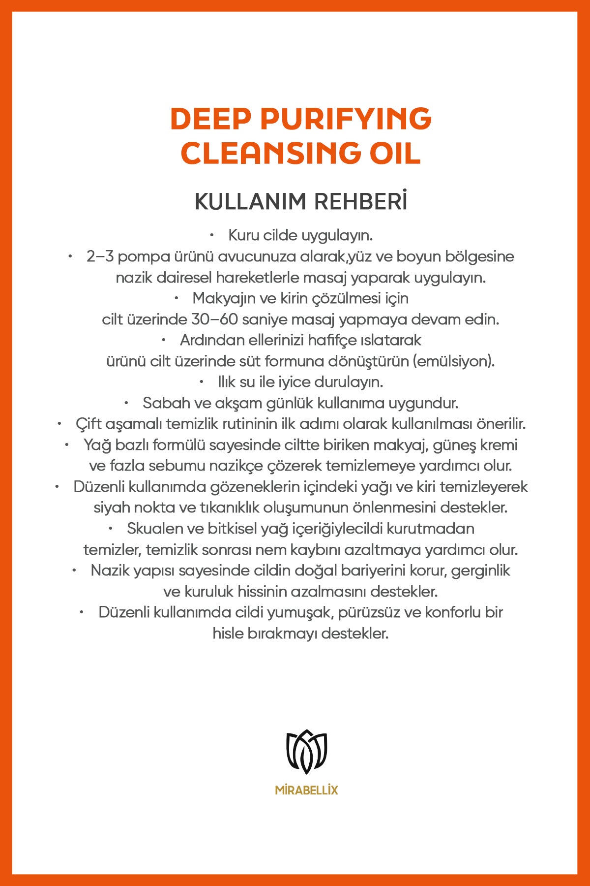 Skualen ve Bitkisel Yağ İçerikli Yağ Bazlı Temizleyici - Yüz Ve Vücut İçin Temizleme Yağı 200 Ml