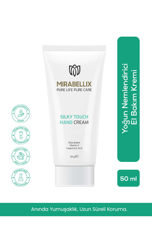 Yoğun Nemlendirici El Bakım Kremi – Pantenol & Niasinamid İçeren Shea Yağı, Avokado Yağı ve Hyaluronik Asit Destekli 50 ml