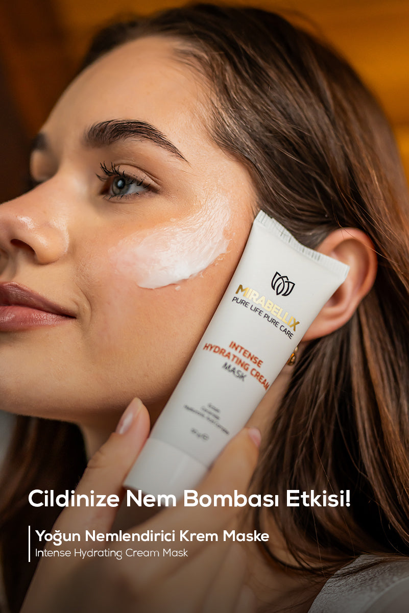 Yoğun Nemlendirici Krem Maske – 5’li Hyaluronik Asit Kompleksi, Seramid Destekli 50 ml